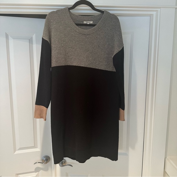 Madewell color block sweater dress - Picture 3 of 5